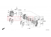 HONDA NT1100 (NT1100AS) 2025 F-12 FRONT BRAKE CALIPER