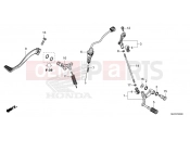 HONDA NT1100 (NT1100AS) 2025 F-29 PEDAL