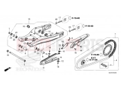 HONDA NT1100 (NT1100AS) 2025 F-32 SWINGARM