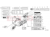 HONDA NT1100 (NT1100AS) 2025 F-49 CAUTION LABEL