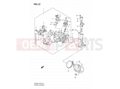 SUZUKI AN400A K9 (2009) Burgman 400 (E02,E19,E24,E54) 12 - THROTTLE BODY