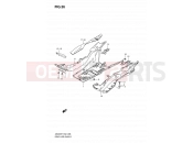 SUZUKI AN400A K9 (2009) Burgman 400 (E02,E19,E24,E54) 36 - REAR LEG SHIELD