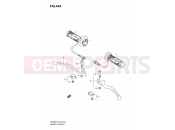 SUZUKI AN400A K9 (2009) Burgman 400 (E02,E19,E24,E54) 44A - HANDLE LEVER (AN400Z/ZA)
