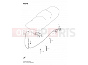 SUZUKI AN400A K9 (2009) Burgman 400 (E02,E19,E24,E54) 48 - SEAT SUPPORT BRACKET
