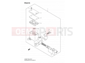 SUZUKI AN400A K9 (2009) Burgman 400 (E02,E19,E24,E54) 61A - REAR MASTER CYLINDER (MODEL K8/K9/L0)
