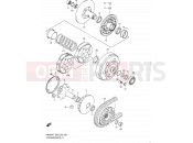 SUZUKI AN400A K9 (2009) Burgman 400 (E03,E28,E33) 20 - TRANSMISSION (1)