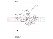 SUZUKI AN400A K9 (2009) Burgman 400 (E03,E28,E33) 37 - REAR LEG SHIELD