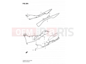 SUZUKI AN400A K9 (2009) Burgman 400 (E03,E28,E33) 38A - SIDE LEG SHIELD (MODEL K9)