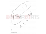 SUZUKI AN400A K9 (2009) Burgman 400 (E03,E28,E33) 49 - SEAT SUPPORT BRACKET