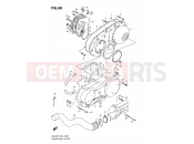 SUZUKI AN400A L0 (2010) Burgman 400 (E19,E24) 6B - CRANKCASE COVER (MODEL L0)