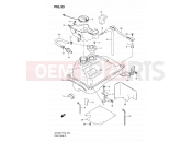 SUZUKI AN400A L0 (2010) Burgman 400 (E19,E24) 33 - FUEL TANK