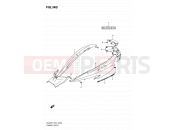 SUZUKI AN400A L0 (2010) Burgman 400 (E19,E24) 34B - FRAME COVER (MODEL L0)