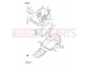 SUZUKI AN400A L0 (2010) Burgman 400 (E19,E24) 41 - HELMET BOX