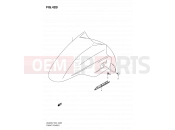 SUZUKI AN400A L0 (2010) Burgman 400 (E19,E24) 42B - FRONT FENDER (MODEL L0)