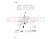 SUZUKI AN400A L0 (2010) Burgman 400 (E19,E24) 46A - LABEL (MODEL L0)