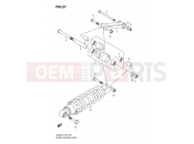 SUZUKI AN400A L0 (2010) Burgman 400 (E19,E24) 57 - REAR CUSHION LEVER