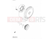 SUZUKI AN400A L1 (2011) Burgman 400 (E19, E24) 14 - STARTER CLUTCH