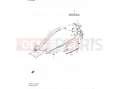 SUZUKI AN400A L1 (2011) Burgman 400 (E19, E24) 87 - FRAME COVER (AN400AL1 E19)