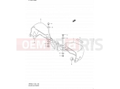 SUZUKI AN400A L1 (2011) Burgman 400 (E19, E24) 138 - KNUCKLE COVER (AN400ZAL1 E19)