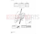 SUZUKI AN400A L1 (2011) Burgman 400 (E19, E24) 146 - LABEL (AN400ZAL1 E19)