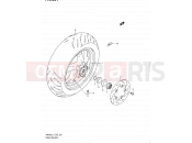 SUZUKI AN400A L1 (2011) Burgman 400 (E19, E24) 201 - REAR WHEEL (AN400L1 E19)