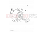 SUZUKI AN400A L1 (2011) Burgman 400 (E19, E24) 207 - REAR WHEEL (AN400ZAL1 E51)