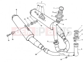 DUCATI 1997 Supersport 900 SS EXHAUST SYSTEM SUPERSPORT » EXHAUST SYSTEM
