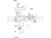 SUZUKI AN400A L2 (2012) Burgman 400 (E19, E24) 89 - FRONT LEG SHIELD (AN400AL2 E24)