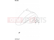 SUZUKI AN400A L2 (2012) Burgman 400 (E19, E24) 105 - FRONT FENDER (AN400L2 E02)