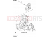 SUZUKI AN400A L2 (2012) Burgman 400 (E19, E24) 165 - FRONT WHEEL (AN400ZAL2 E19)