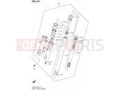 SUZUKI AN400A L2 (2012) Burgman 400 (E19, E24) 151 - FRONT FORK DAMPER (AN400ZAL2 E19)