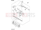 SUZUKI AN400A L2 (2012) Burgman 400 (E19, E24) 202 - REAR CALIPER (AN400ZAL2 E51)