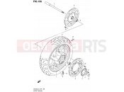 SUZUKI AN400A L3 (2013) Burgman 400 (E02,E19,E24) 156 - FRONT WHEEL (AN400ZAL3 E19)