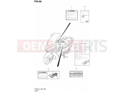 SUZUKI AN400A L4 (2014) Burgman 400 (E02) 98 - LABEL (AN400L4 E19)