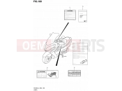 SUZUKI AN400A L4 (2014) Burgman 400 (E02) 100 - LABEL (AN400AL4 E19)