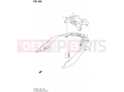 SUZUKI AN400A L4 (2014) Burgman 400 (E02) 109 - PILLION RIDER HANDLE (AN400L4 E19)