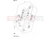 SUZUKI AN400A L4 (2014) Burgman 400 (E02) 117 - FRONT FORK DAMPER (AN400ZAL4 E02)