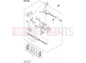 SUZUKI AN400A L4 (2014) Burgman 400 (E02) 158 - REAR CALIPER (AN400ZAL4 E02)