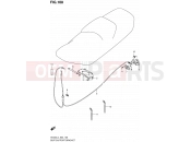 SUZUKI AN400A L4 (2014) Burgman 400 (E19) 108 - SEAT SUPPORT BRACKET