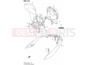 SUZUKI AN400A L4 (2014) Burgman 400 (E19) 112 - PILLION RIDER HANDLE (AN400ZAL4 E02)