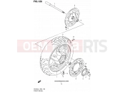 SUZUKI AN400A L4 (2014) Burgman 400 (E19) 126 - FRONT WHEEL (AN400AL4 E19)