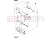 SUZUKI AN400A L4 (2014) Burgman 400 (E19) 157 - REAR CALIPER (AN400AL4 E19)
