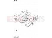 SUZUKI AN400A L4 (2014) Burgman 400 (E24) 36 - REAR LEG SHIELD