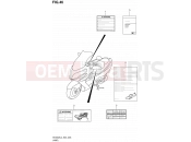SUZUKI AN400A L4 (2014) Burgman 400 (E24) Egyéb - Feliratok