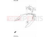 SUZUKI AN400A L5 (2015) Burgman 400 (E02) 410B - PILLION RIDER HANDLE (AN400AL5 E02)