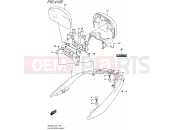 SUZUKI AN400A L5 (2015) Burgman 400 (E02) 410E - PILLION RIDER HANDLE (AN400ZAL5 E19)