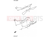 SUZUKI AN400A L5 (2015) Burgman 400 (E02) 438D - SIDE LEG SHIELD (AN400ZAL5 E02)