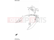 SUZUKI AN400A L5 (2015) Burgman 400 (E19) 410A - PILLION RIDER HANDLE (AN400L5 E19)