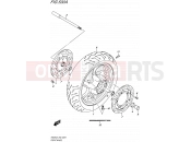 SUZUKI AN400A L5 (2015) Burgman 400 (E19) 530A - FRONT WHEEL (AN400L5 E19)