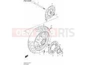 SUZUKI AN400A L5 (2015) Burgman 400 (E19) 530E - FRONT WHEEL (AN400ZAL5 E19)